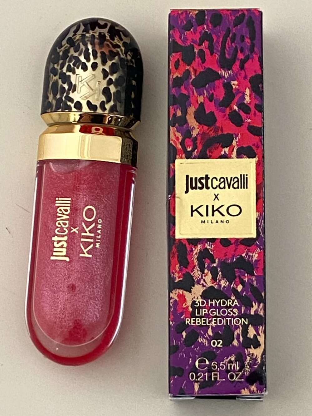 Just Cavalli x Kiko Milano 3D Hydra Lipgloss Rebel Edition (02) - NIB